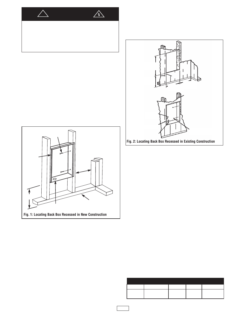 Warning | Qmark ECP Series - Euro Style Wall Heaters User Manual | Page 2 / 4