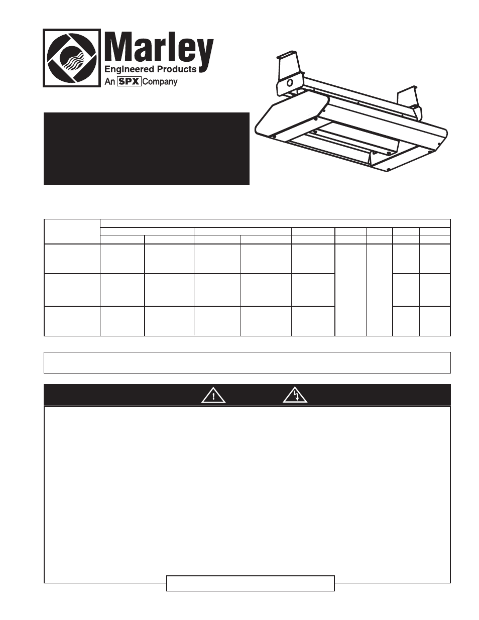 Qmark FRP/FRS - 2 & 3 Element Infrared Heaters User Manual | 12 pages