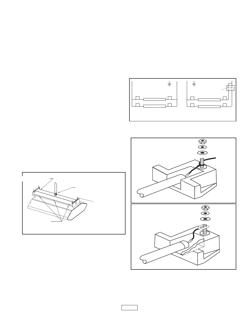 Wiring, Installation de l’élément de la lampe à quartz, Montage sur conduite (intérieur ou extérieur) | Qmark FRP/FRS - 2 & 3 Element Infrared Heaters User Manual | Page 11 / 12