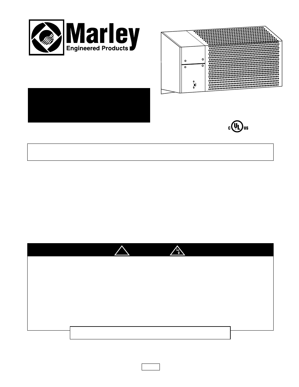 Qmark KCJ - Institutional Electric Convectors User Manual | 4 pages