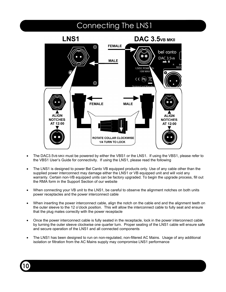 Bel Canto Design E.ONE DAC3.5VB User Manual | Page 11 / 15