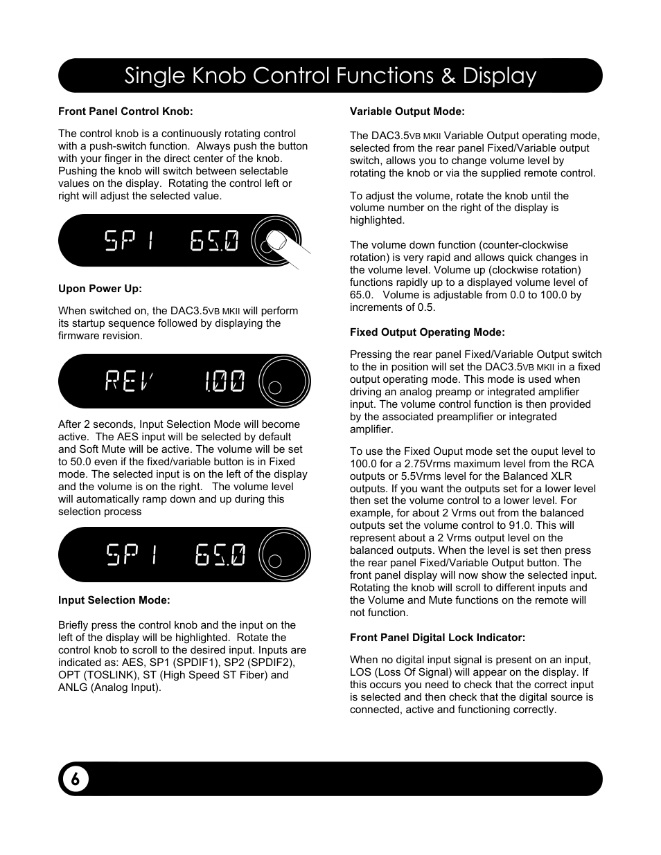 Bel Canto Design E.ONE DAC3.5VB User Manual | Page 7 / 15