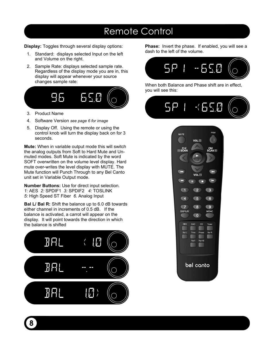 Bel Canto Design E.ONE DAC3.5VB User Manual | Page 9 / 15