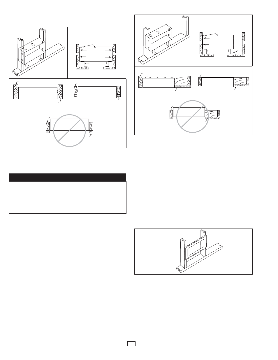 Correct, Correct incorrect | Qmark QFG Series - Electric Fan-Forced Wall Heaters User Manual | Page 2 / 4