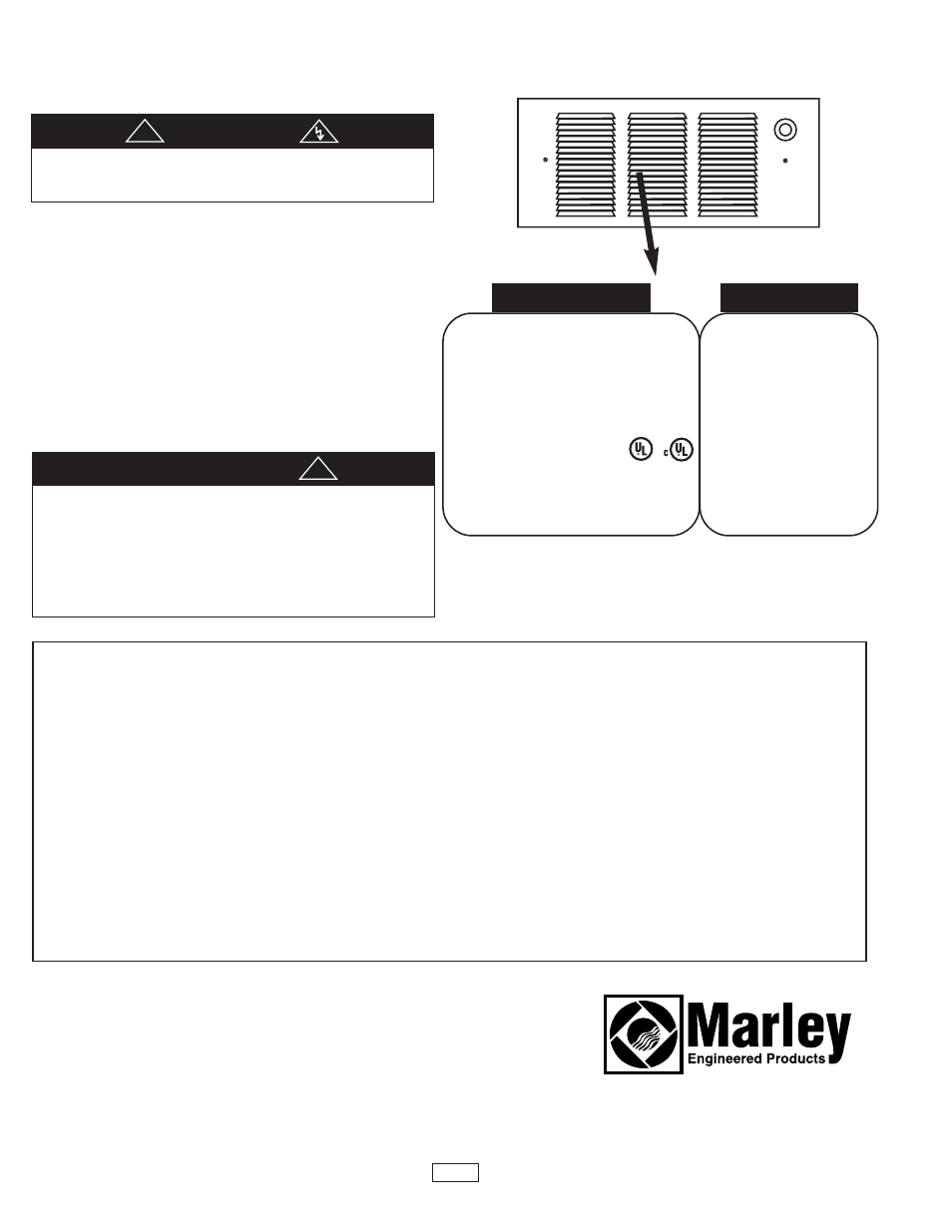 Example, Important information, How to order repair parts | Limited warranty, Maintenance, Caution nameplate, Nameplate, Caution | Qmark QFG Series - Electric Fan-Forced Wall Heaters User Manual | Page 4 / 4