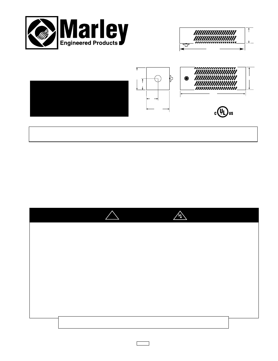 Qmark WHT500 - Utility Well House Heaters User Manual | 2 pages