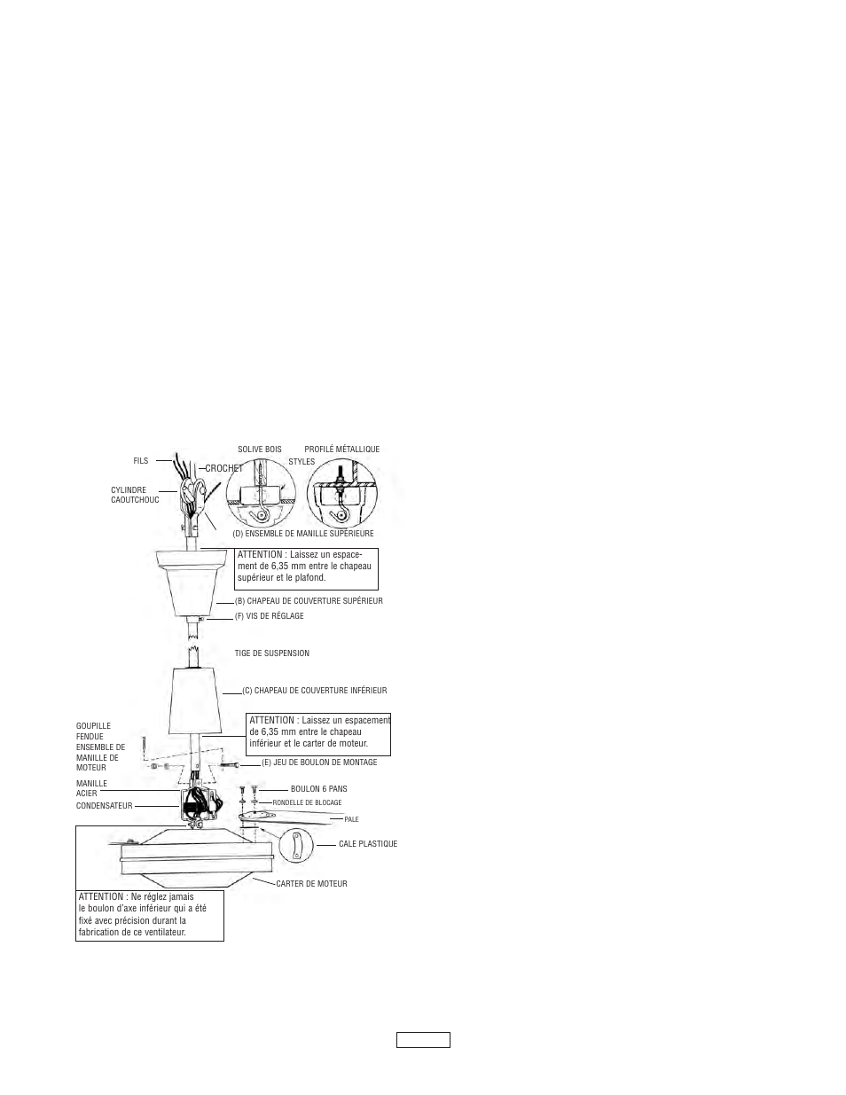 Montage | Qmark Specialty Ceiling Fans User Manual | Page 10 / 12