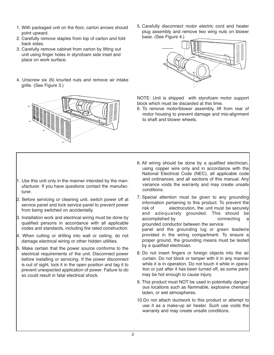 Qmark Environmental Electric Heated User Manual | Page 2 / 8