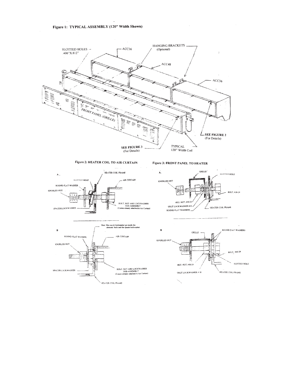 Qmark Environmental Hot Water / Steam Heated Air Curtains User Manual | Page 3 / 4