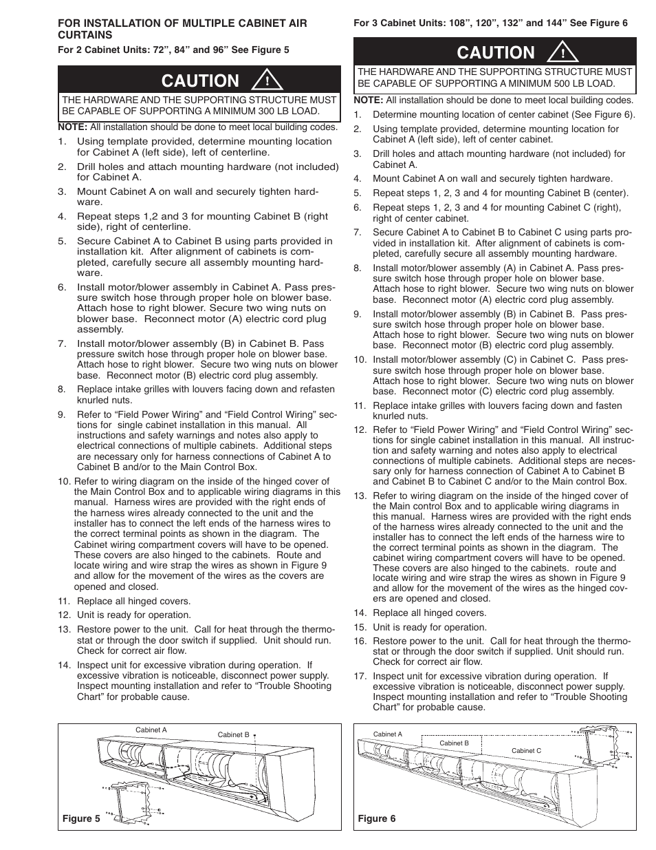 Caution | Qmark High Velocity Electric Heated User Manual | Page 5 / 12