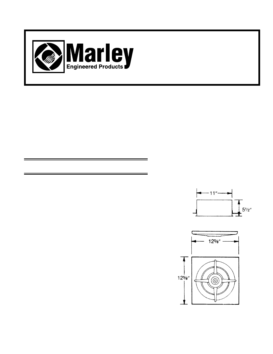 Qmark 1080 General Home/Kitchen Fans User Manual | 4 pages