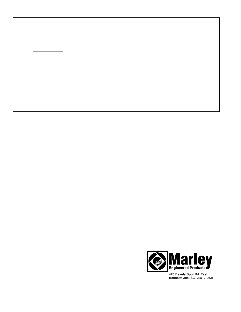 Limited warranty | Qmark 899L - Through-Wall Ventilator User Manual | Page 4 / 4