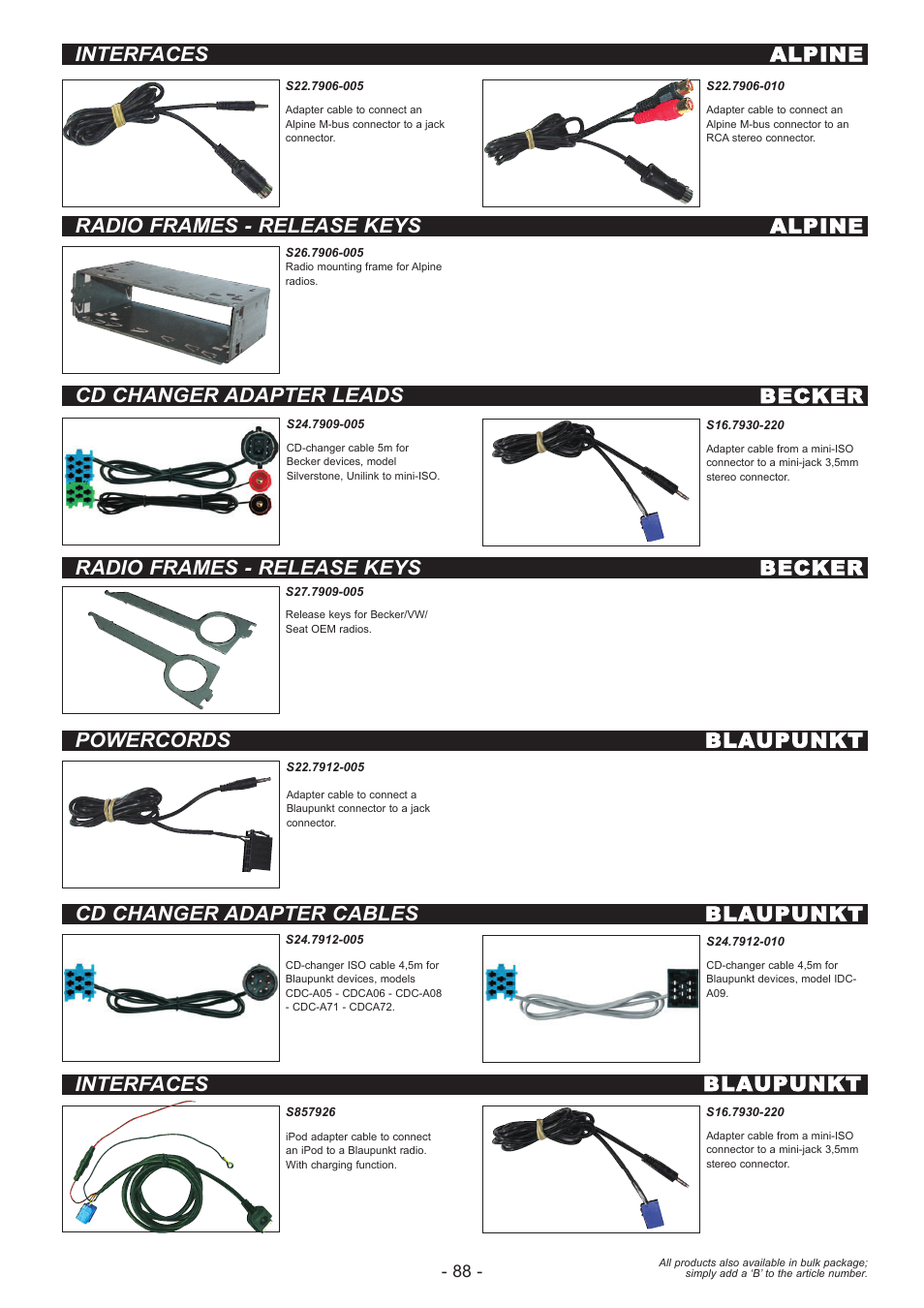 Becker Designed S27.7909-005 User Manual | 1 page