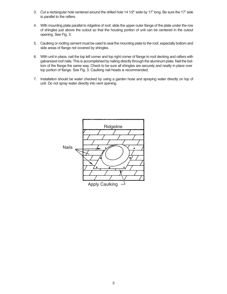 Qmark ASRV14 - Attic Ventilators User Manual | Page 3 / 8