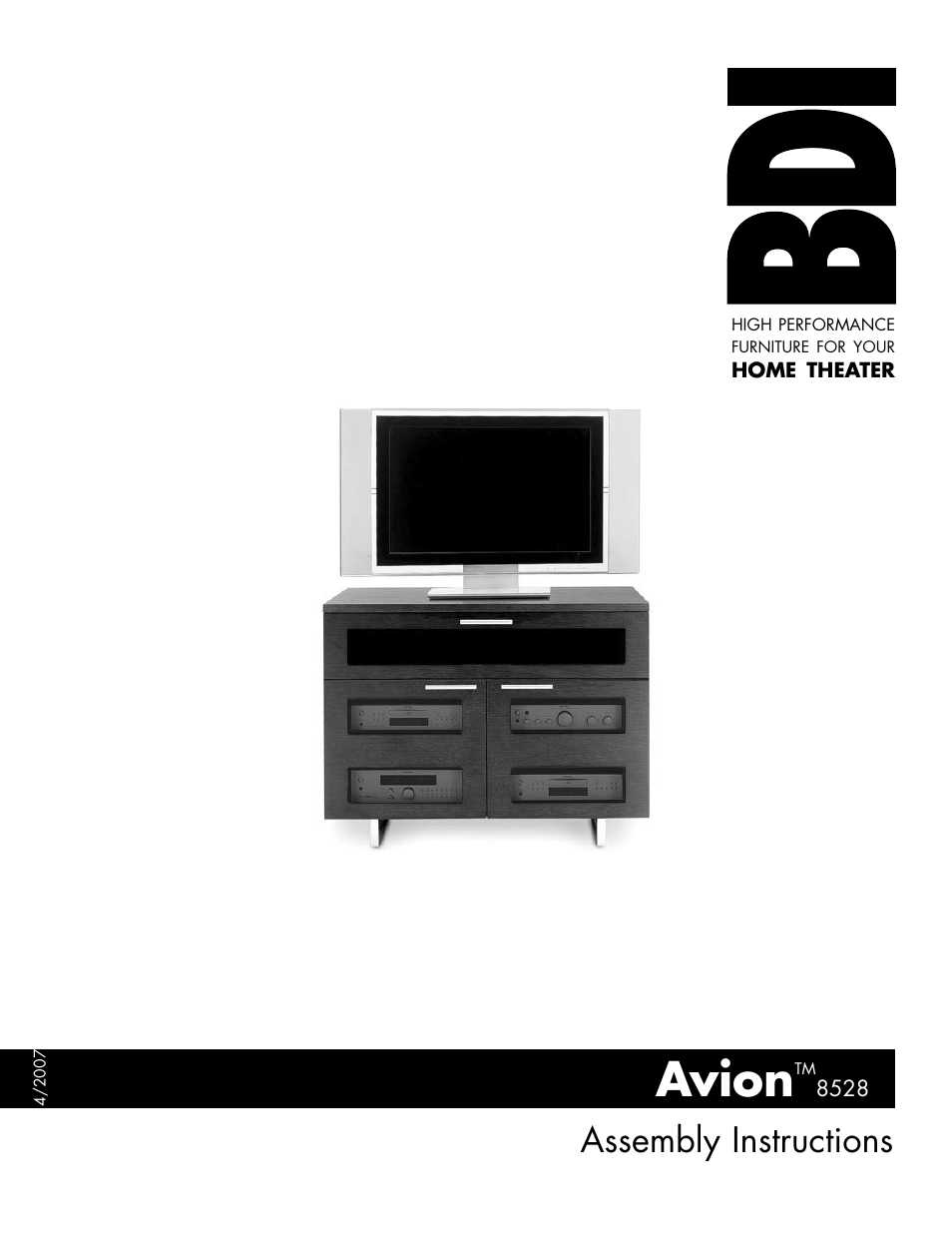 BDI Avion 8528 User Manual | 5 pages