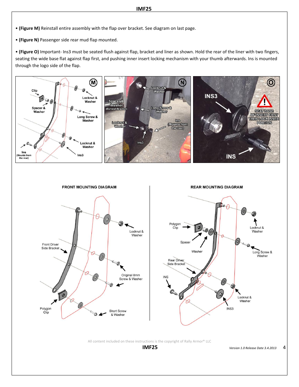 Rally Armor 2012+ Fiat 500 User Manual | Page 4 / 4