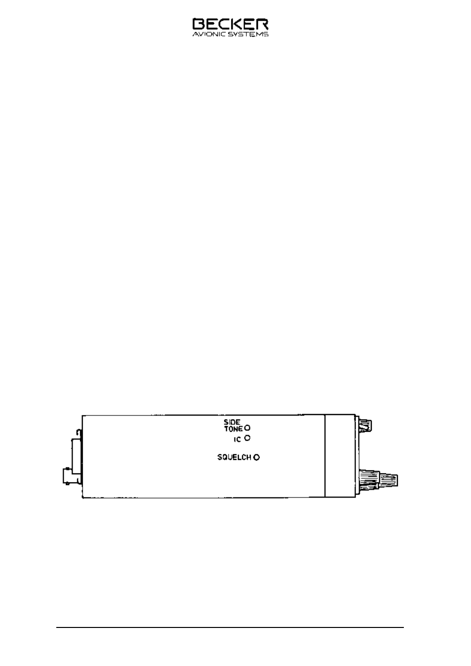 Testing after installation, Ground testing with engine off, Ground testing with engine on | Location of ic control | Becker Designed AR 3201 User Manual | Page 22 / 30