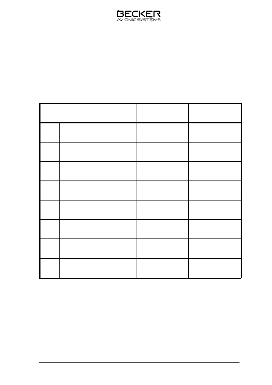 Purpose of equipment | Becker Designed AR 3201 User Manual | Page 5 / 30