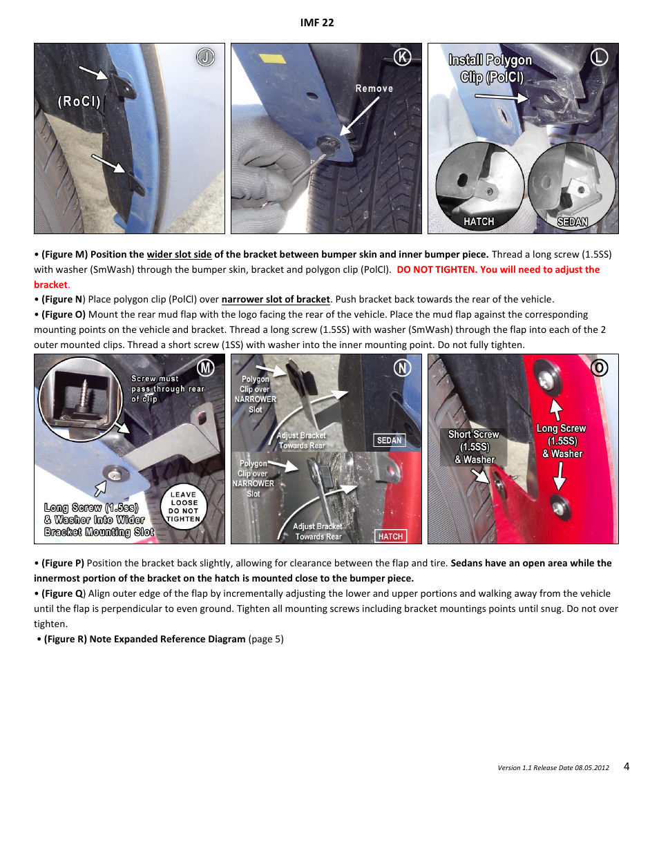 Rally Armor 2012-14 Impreza (4d/5d) User Manual | Page 4 / 6