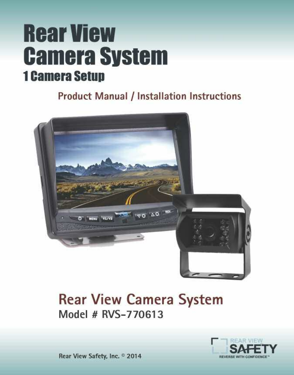 RearviewSafety RVS-770613 User Manual | 26 pages