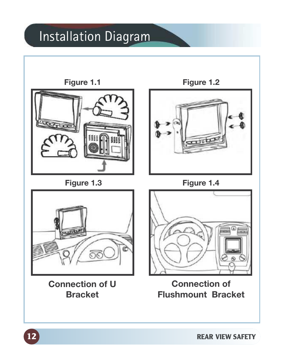 Installation diagram | RearviewSafety RVS-770613 User Manual | Page 12 / 26