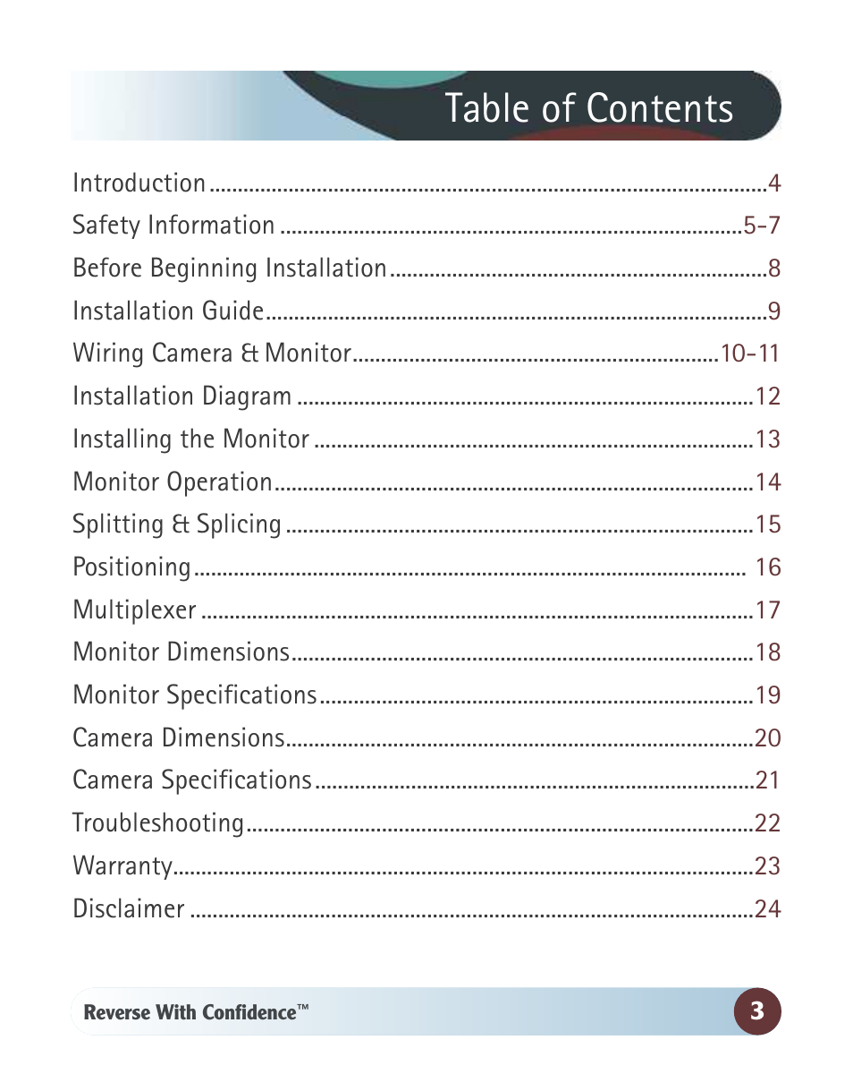 RearviewSafety RVS-770613 User Manual | Page 3 / 26