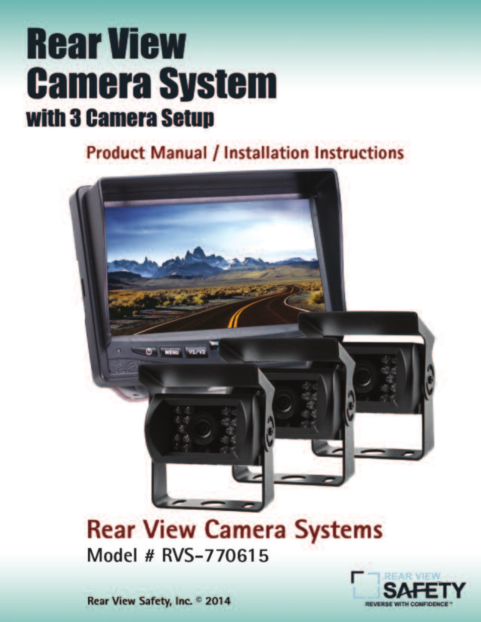 RearviewSafety RVS-770615 User Manual | 27 pages