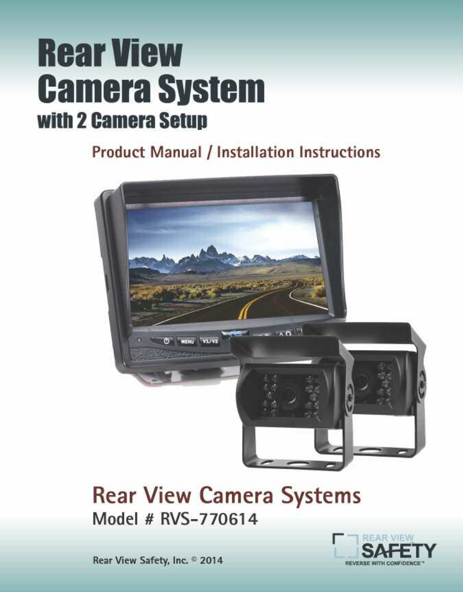 RearviewSafety RVS-770614 User Manual | 26 pages