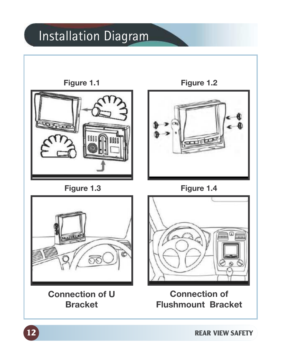 Installation diagram | RearviewSafety RVS-770614 User Manual | Page 12 / 26