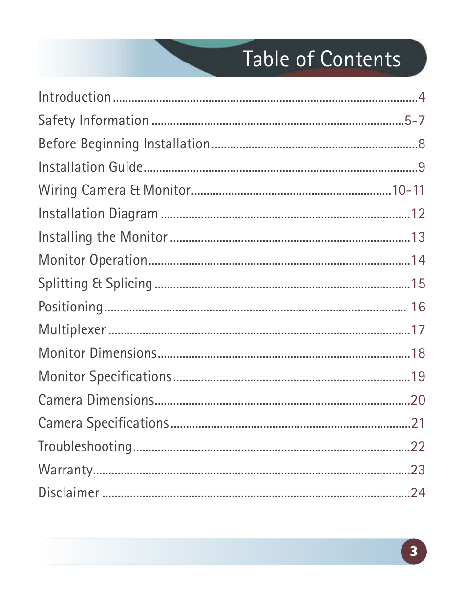 RearviewSafety RVS-770614 User Manual | Page 3 / 26