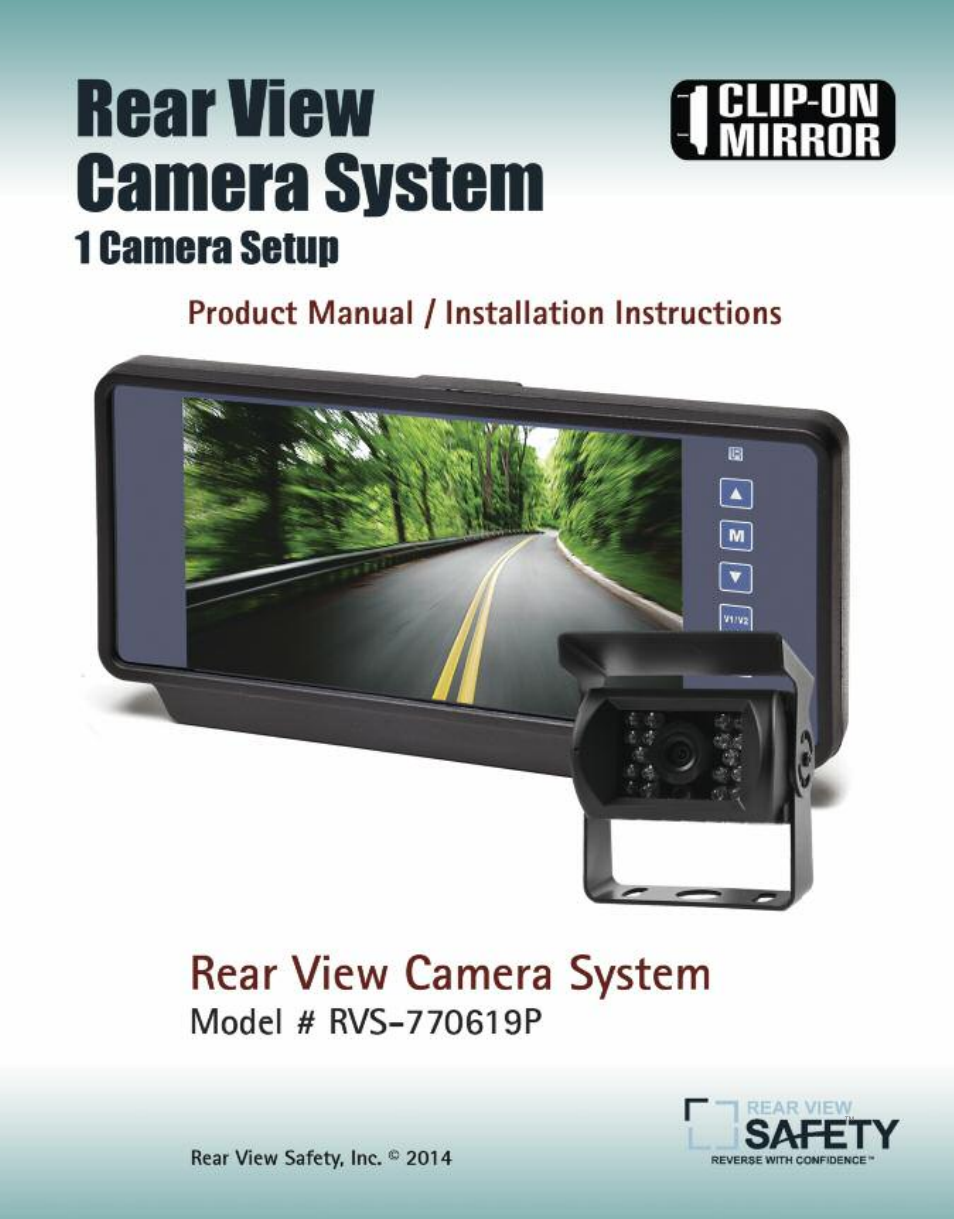 RearviewSafety RVS-770619P User Manual | 27 pages