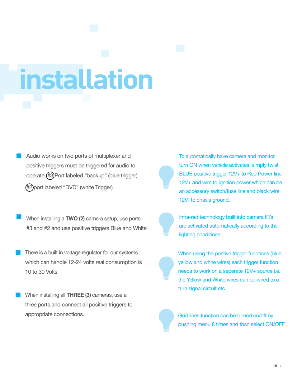 Installation | RearviewSafety RVS-7707721 User Manual | Page 10 / 21