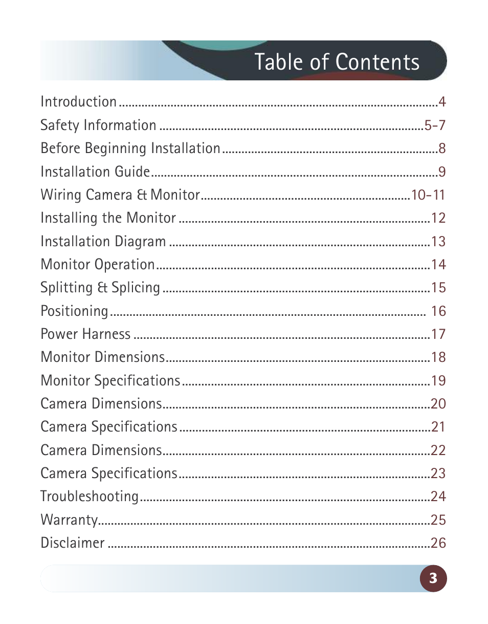 RearviewSafety RVS-062710 User Manual | Page 3 / 26