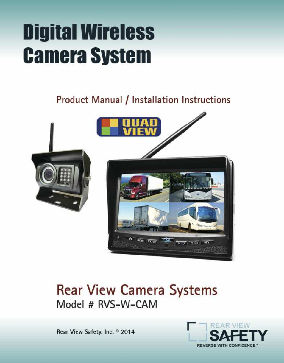 RearviewSafety RVS-W-CAM User Manual | 23 pages