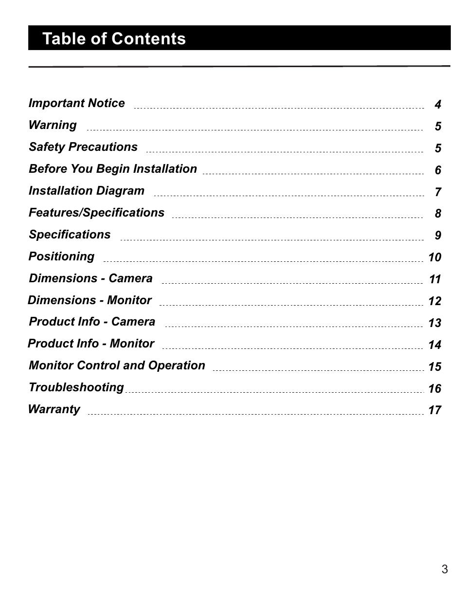 RearviewSafety RVS-770619N User Manual | Page 3 / 21