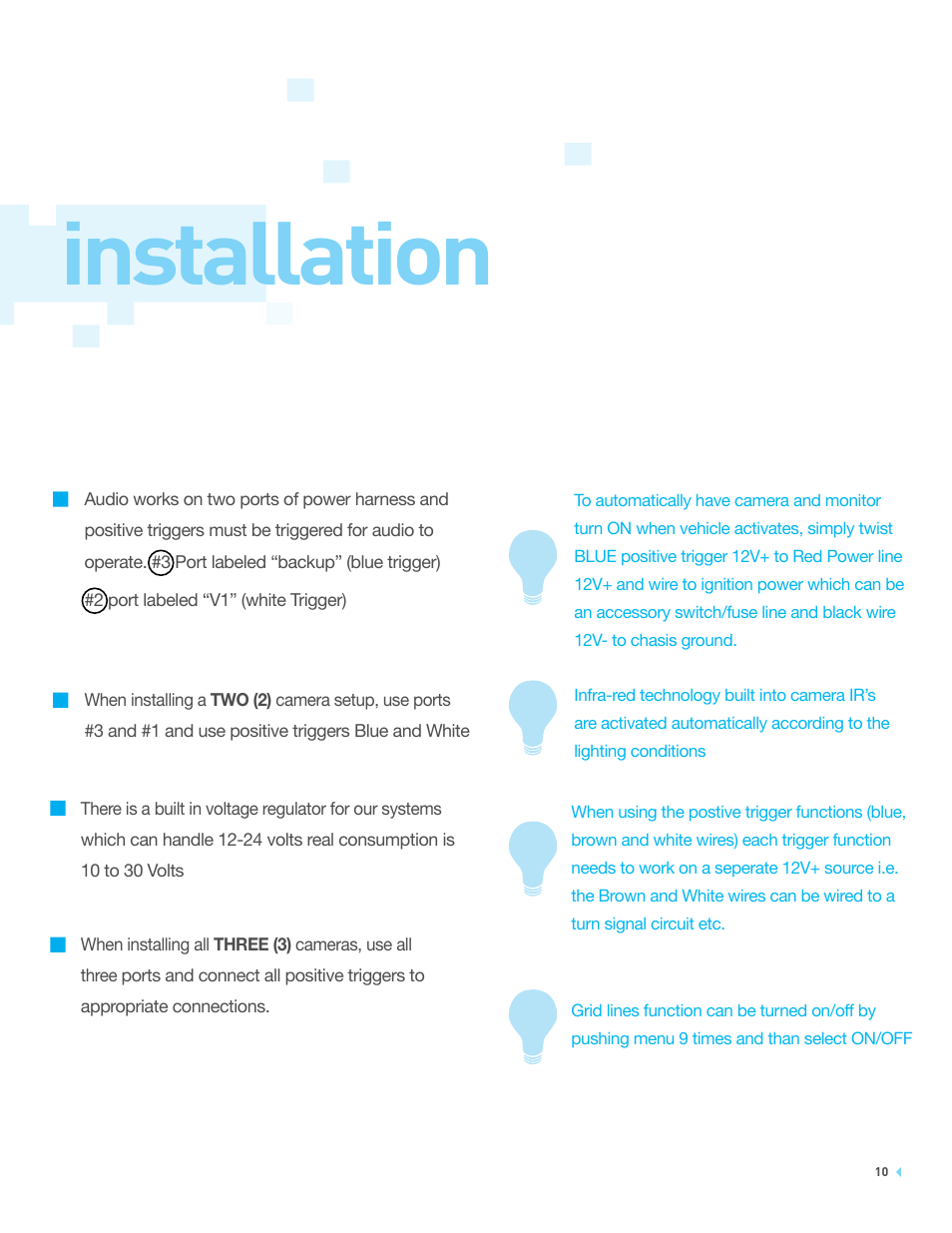 Installation | RearviewSafety RVS-7706033 User Manual | Page 10 / 21