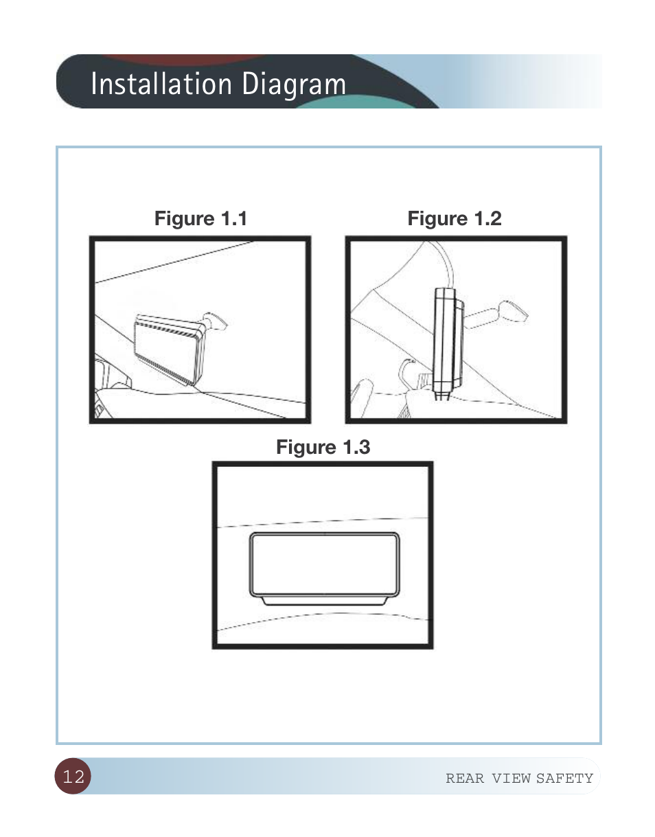 Installation diagram | RearviewSafety RVS-770619N User Manual | Page 12 / 27