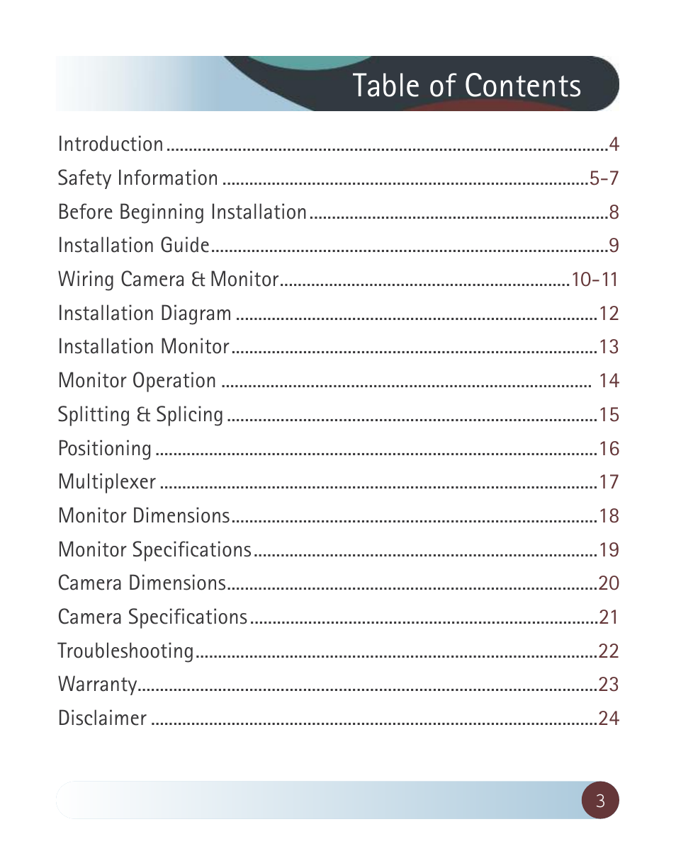 RearviewSafety RVS-770619N User Manual | Page 3 / 27