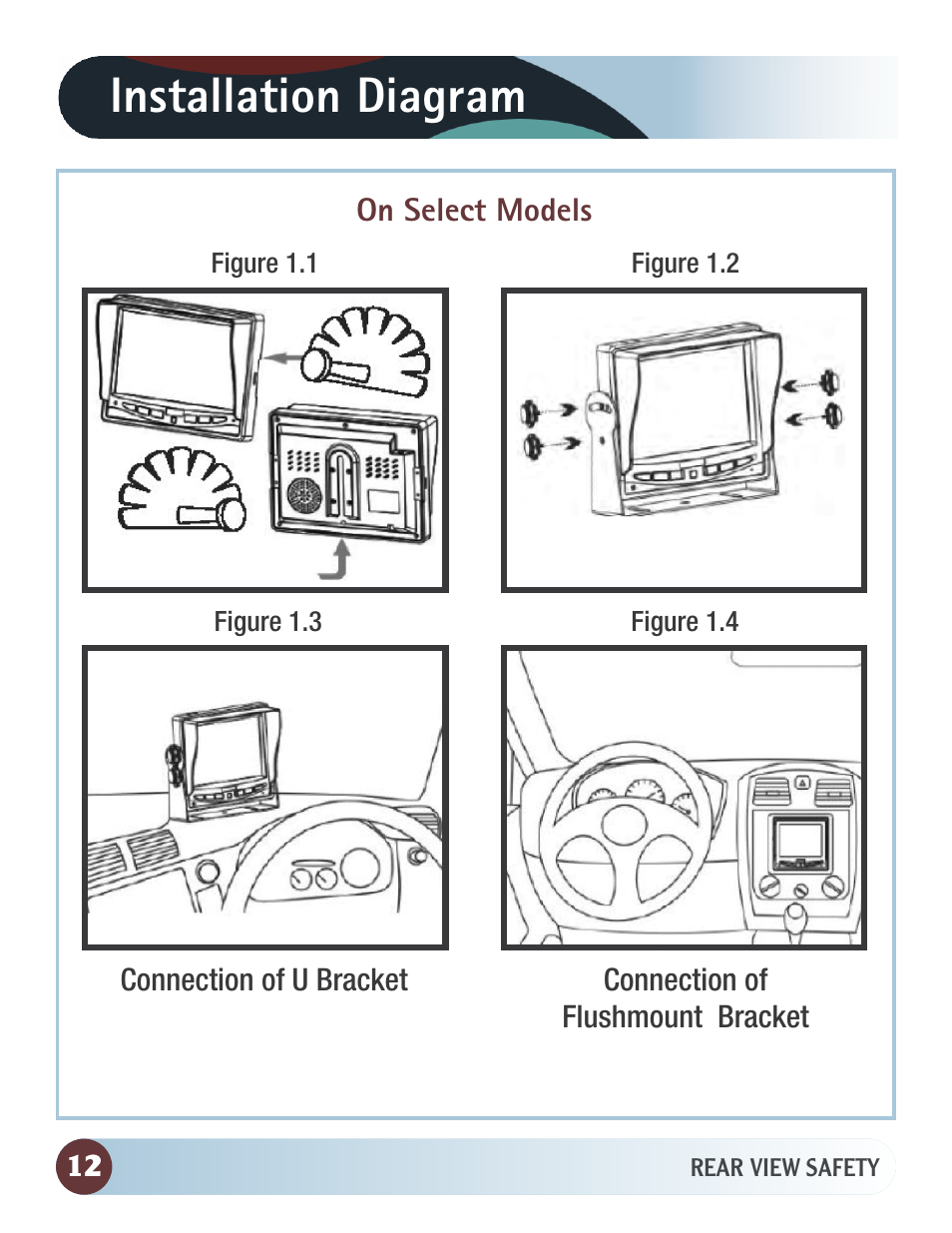 Installation diagram | RearviewSafety RVS-7706133 User Manual | Page 12 / 27