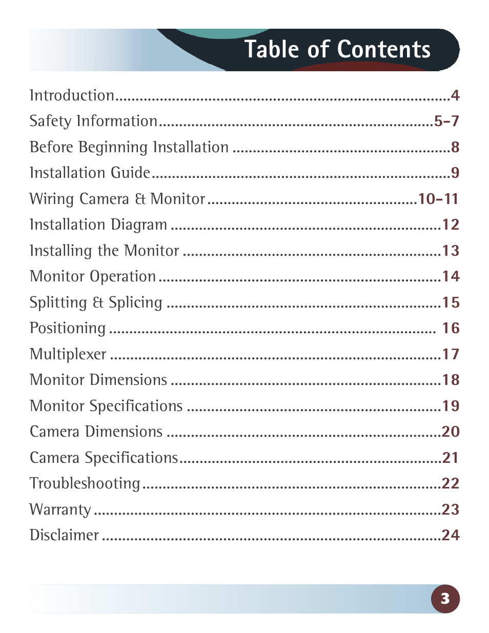 RearviewSafety RVS-7706133 User Manual | Page 3 / 27