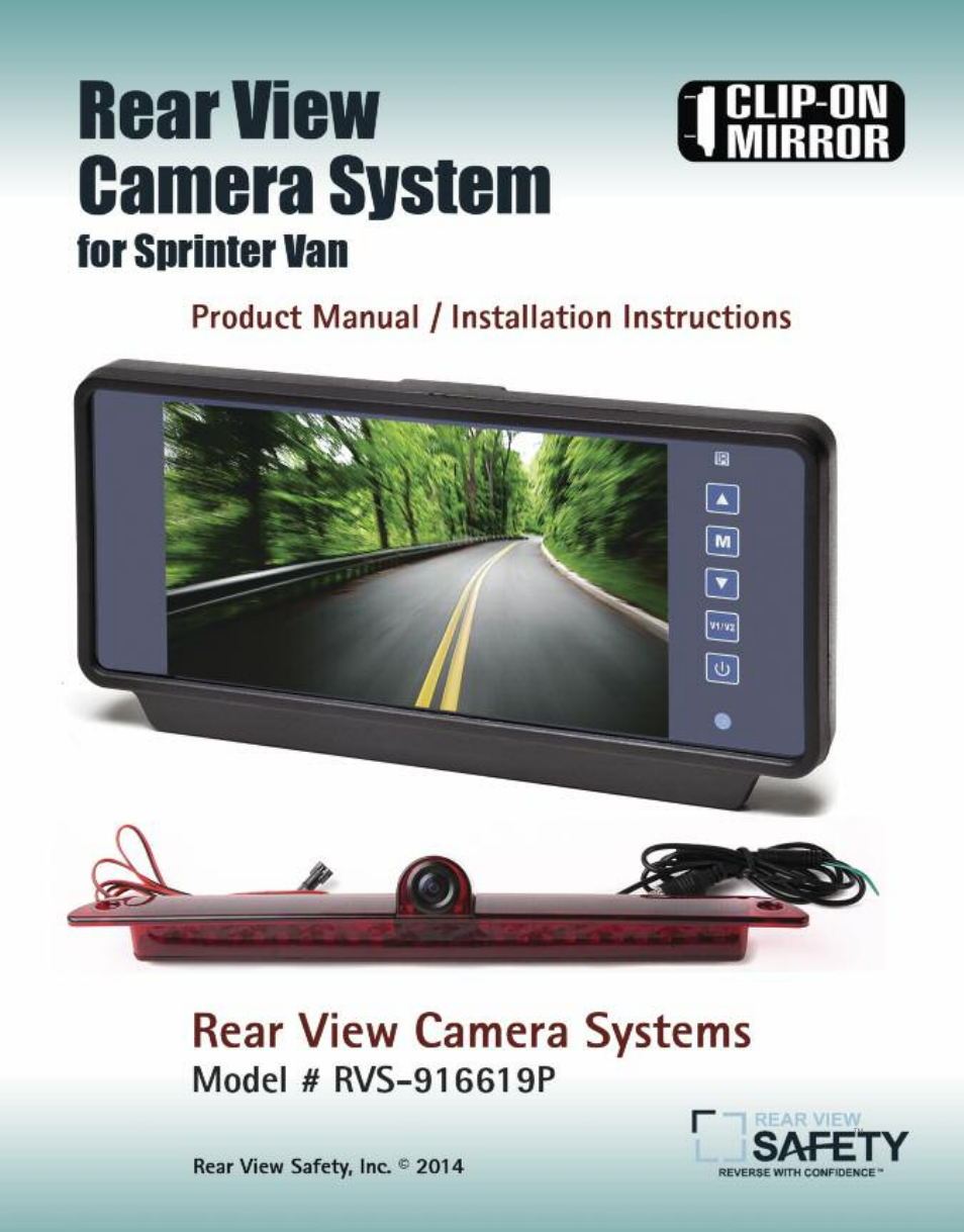 RearviewSafety RVS-916619P User Manual | 29 pages