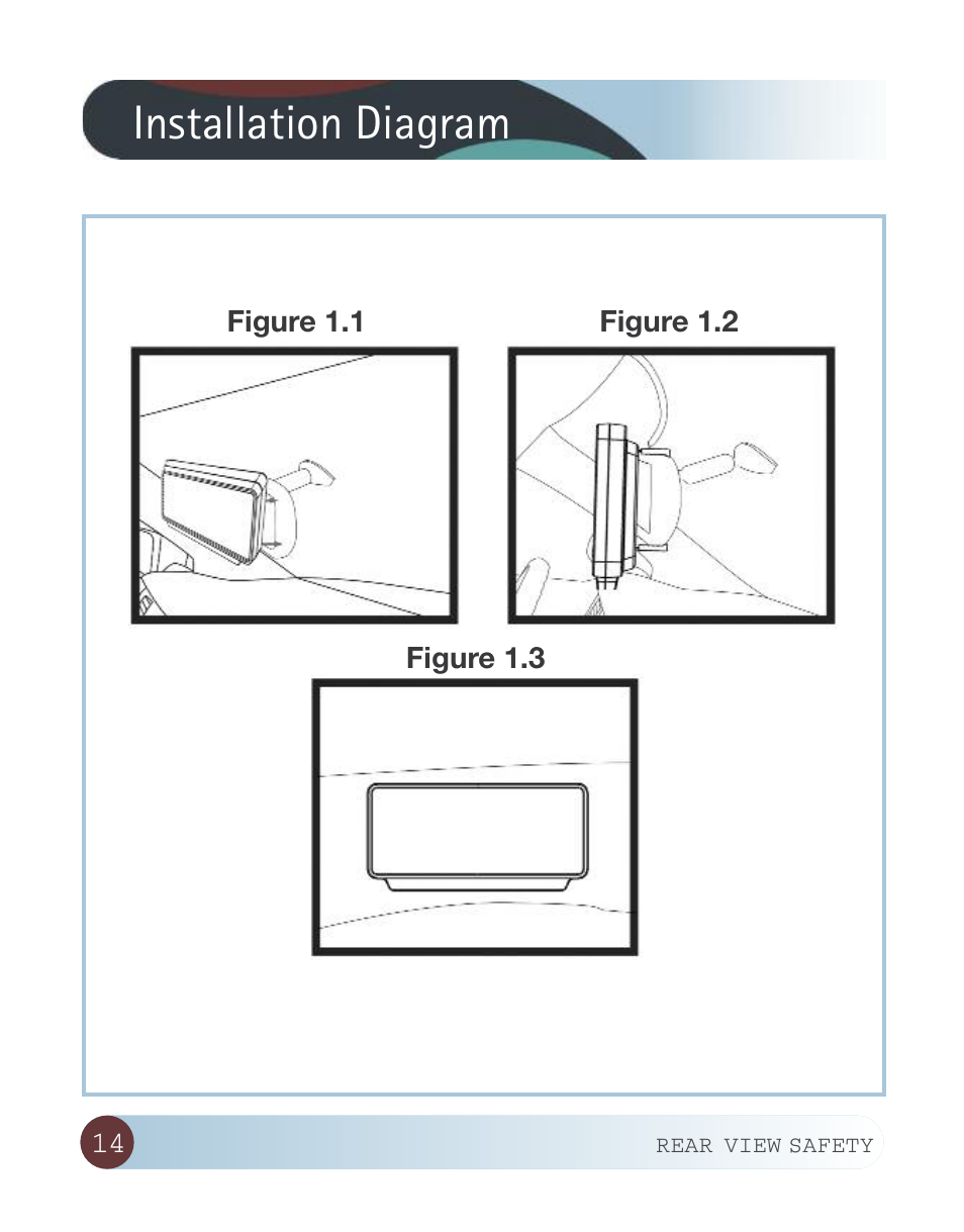 Installation diagram | RearviewSafety RVS-916619P User Manual | Page 14 / 29