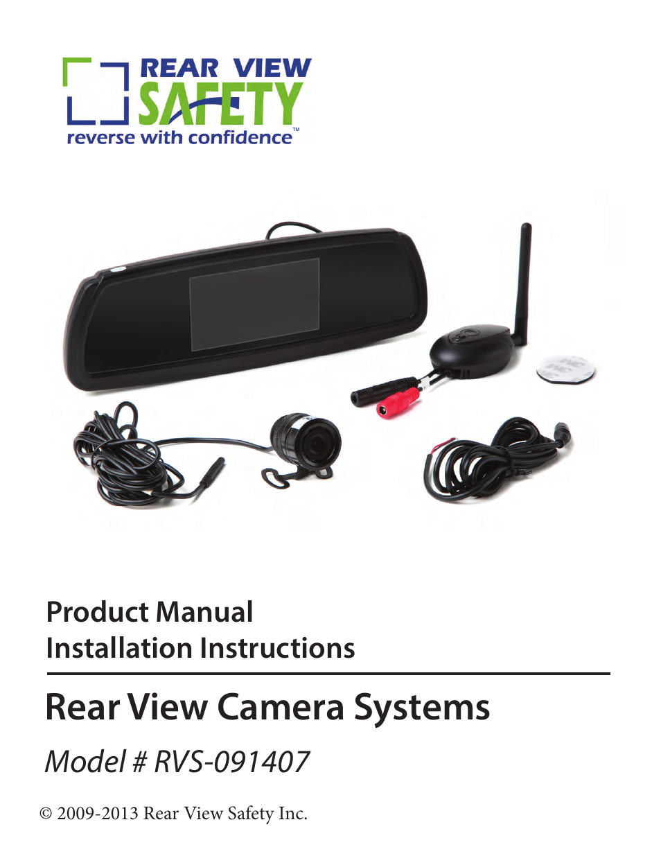 RearviewSafety RVS-091407 User Manual | 16 pages