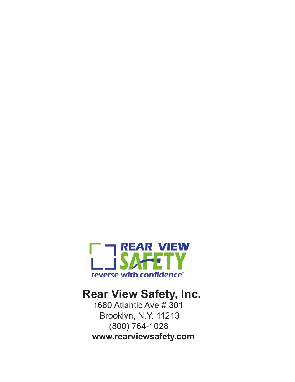 Rear view safety, inc | RearviewSafety RVS-091407 User Manual | Page 16 / 16