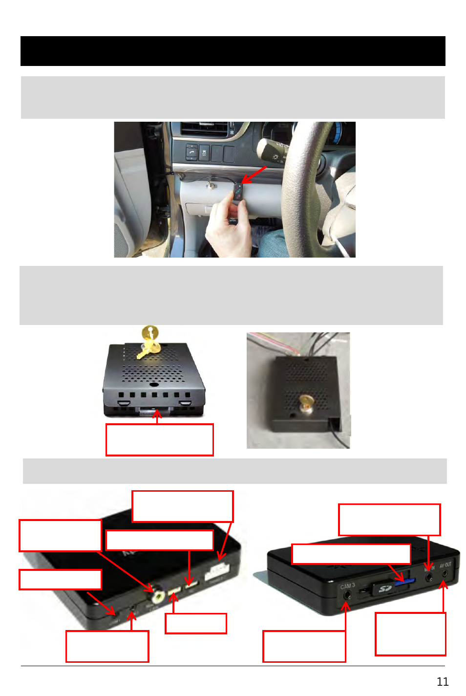 Slide number 11, Hardware installation cont’d | RearviewSafety RVS-4000 User Manual | Page 11 / 42