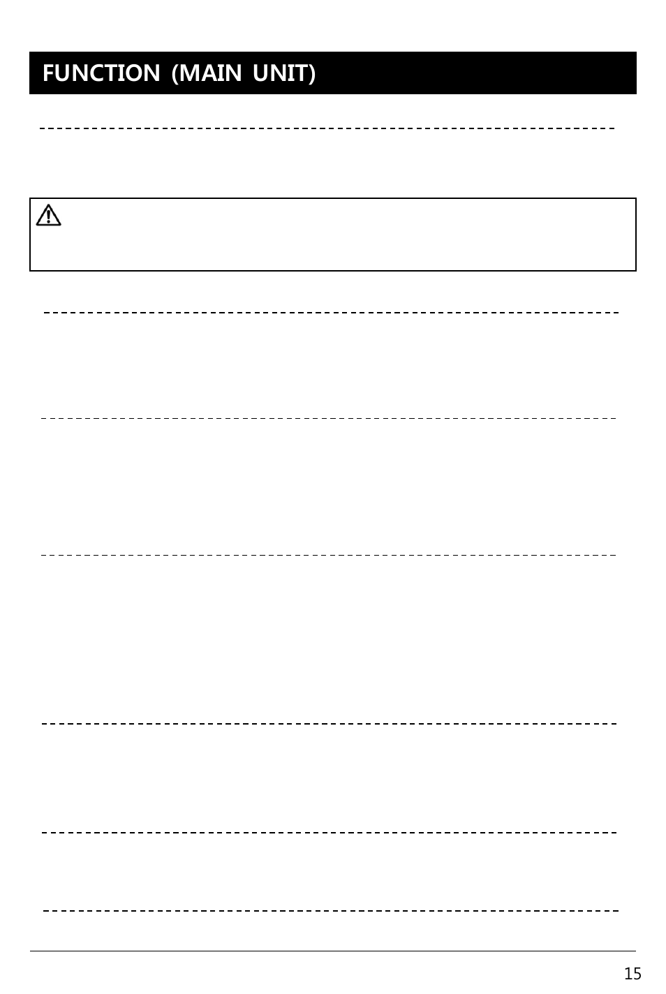 Slide number 15, Function (main unit) | RearviewSafety RVS-4000 User Manual | Page 15 / 42