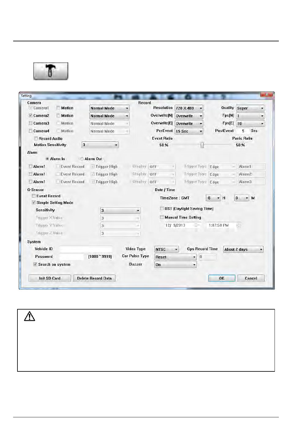 Slide number 22, Apply your drive recorder settings | RearviewSafety RVS-4000 User Manual | Page 22 / 42