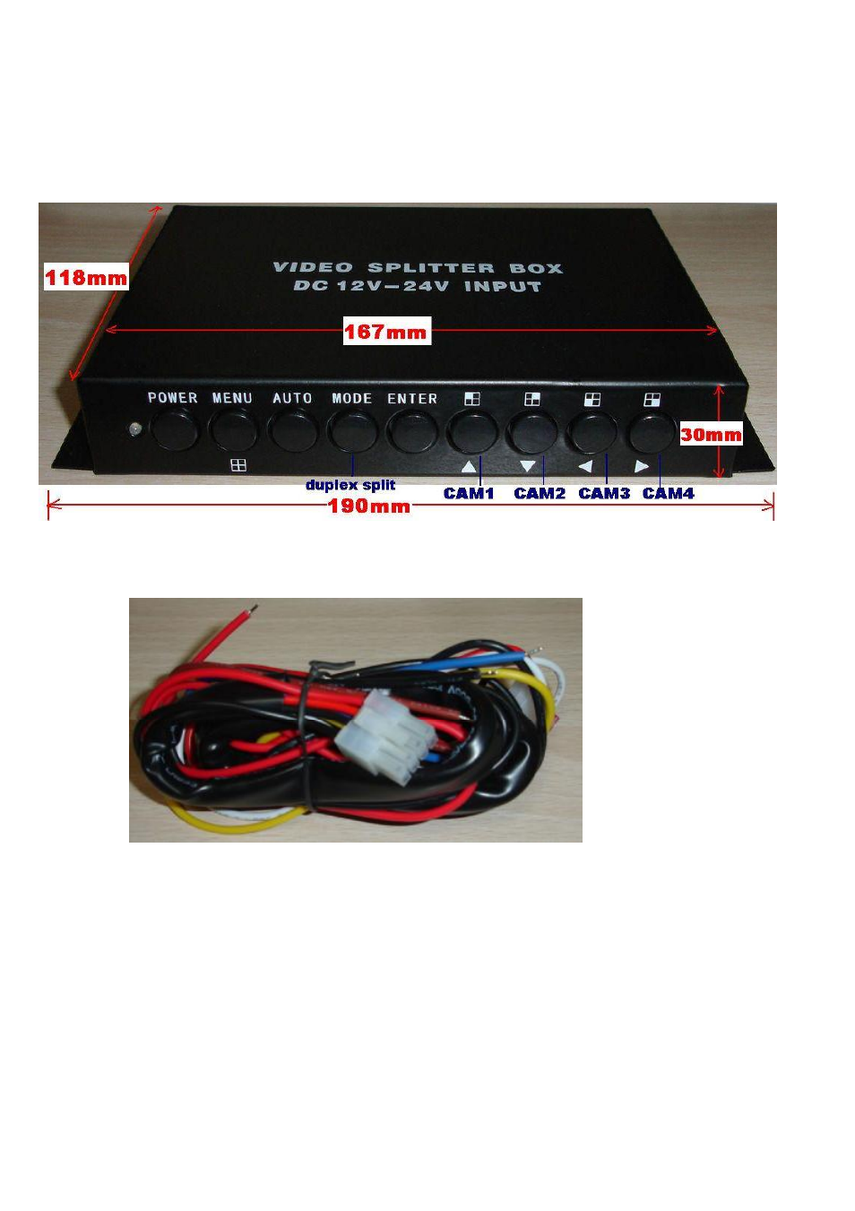 RearviewSafety RVS-splitter User Manual | 5 pages