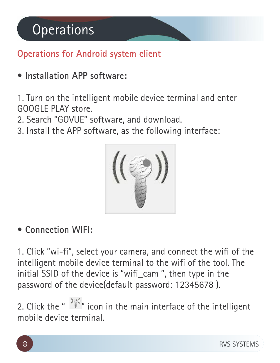 Operations | RearviewSafety RVS-020813 User Manual | Page 8 / 18