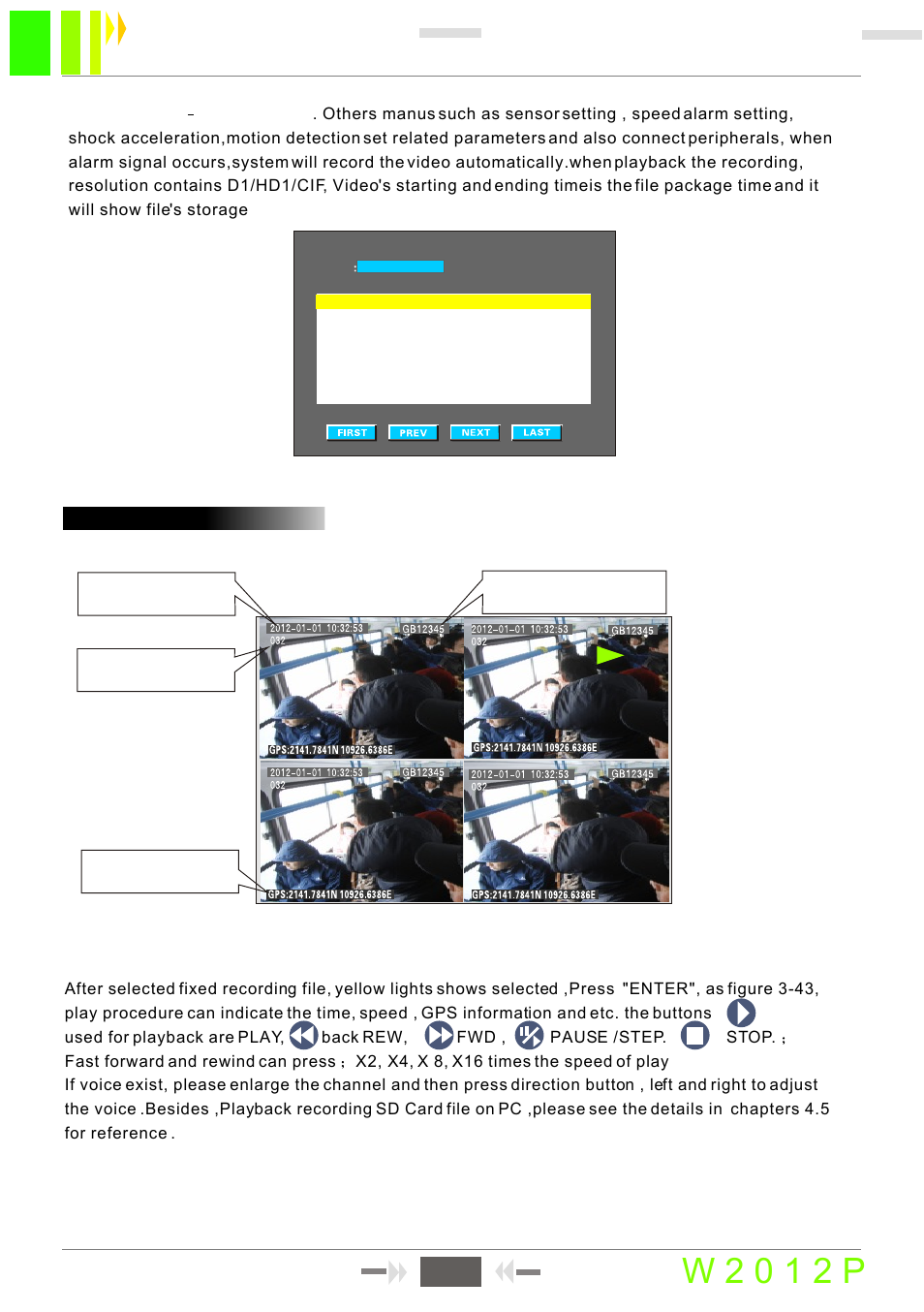 W 2 0 1 2 p, 21 sd card mobile dvr user manual 21 | RearviewSafety RVS-MDVR User Manual | Page 23 / 32